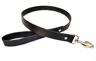 Leather Dog Collars Leads w Snap Buckles. All Sizes Available.