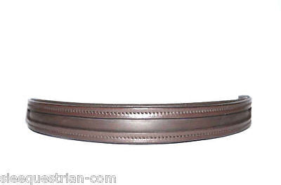 (Qty. 7) SIE - Any Shape Customized Empty Channel Leather Browbands for Bridles
