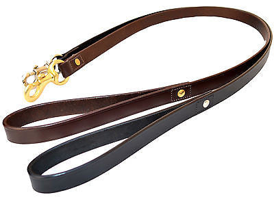 Leather Dog Collars Leads w Snap Buckles. All Sizes Available.