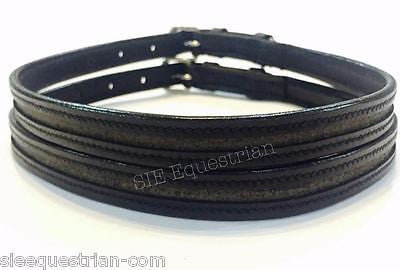 SIE Leather Empty Channel ENGLISH SPUR STRAPS - Double Keeper