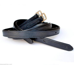Strong Super soft 62'' long stirrup leathers nylon reinforced