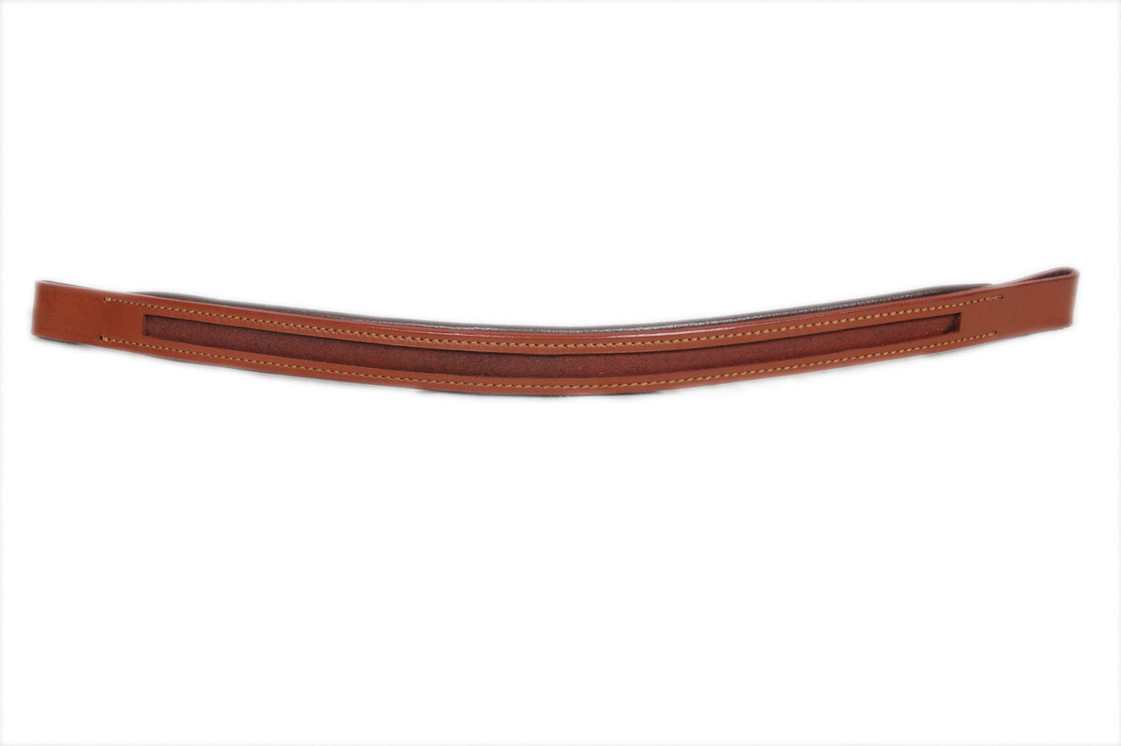 Bulk Lot of 132 Empty Channel LEATHER Padded BROWBANDS for BRIDLES 8 mm