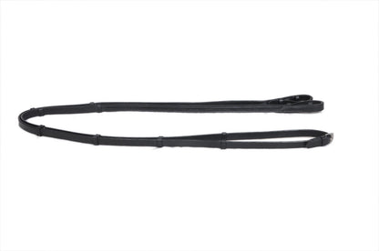 Qty. 2 Empty channel leather reins  all colors and size braided  4 mm