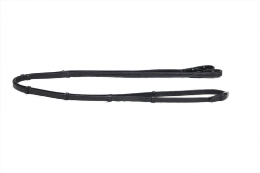 Qty. 2 Empty channel leather reins  all colors and size braided  4 mm