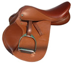 Laffitte Series SIE English Close Contact Leather Saddle w Leathers & Stirrups