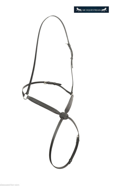 Qty 3 Empty channel Figure 8 grackle leather horse nosebands 8 mm CHRISTMAS SALE