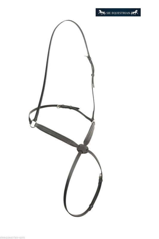 Qty 3 Empty channel Figure 8 grackle leather horse nosebands 8 mm CHRISTMAS SALE