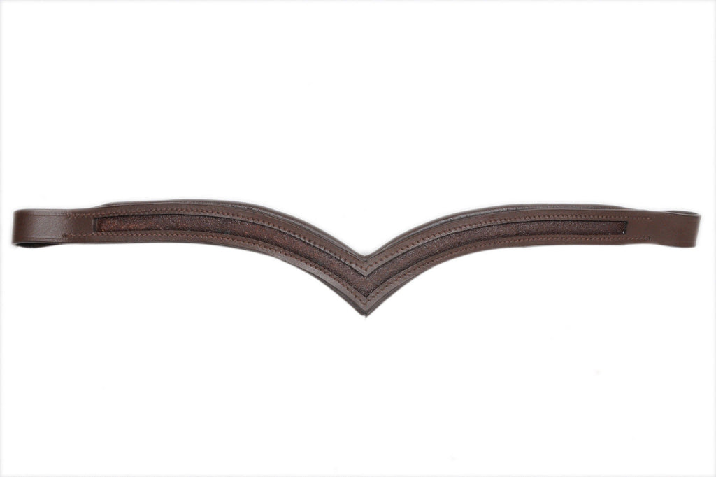 Bulk Lot of 132 Empty Channel LEATHER Padded BROWBANDS for BRIDLES 8 mm