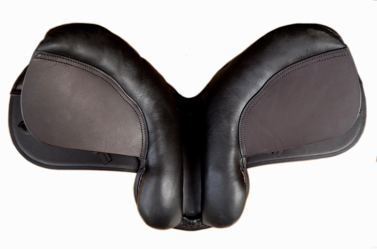 English Jumping LEATHER SADDLE for KIDS- 10" /12" Matching Leathers