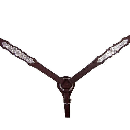 Dakota Show Leather Breast Collar