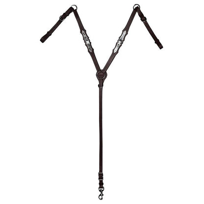 Dakota Show Leather Breast Collar