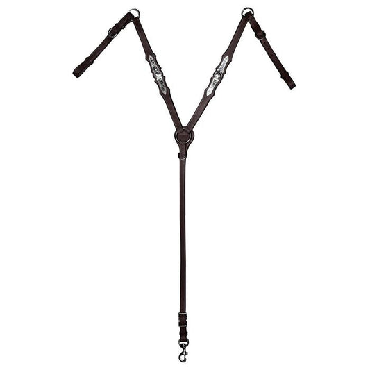 Dakota Show Leather Breast Collar