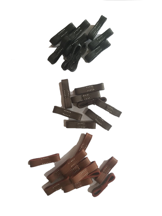 Qty. 100 Pairs Mixed Colors Full Cheek Snaffle Bit Loops