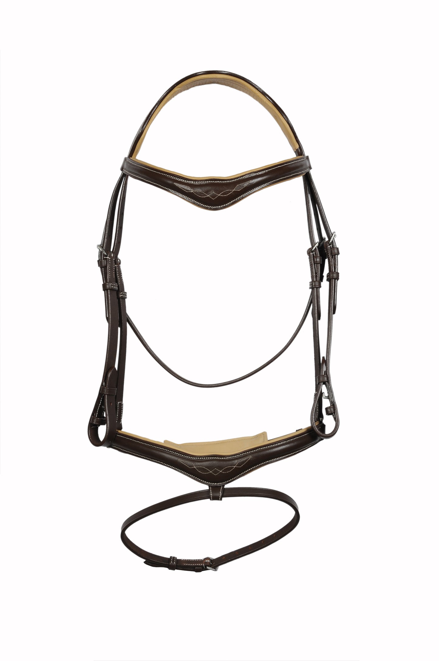 Padded Fancy Stitch Jump Bridle