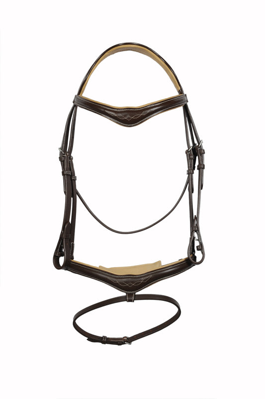 Padded Fancy Stitch Jump Bridle