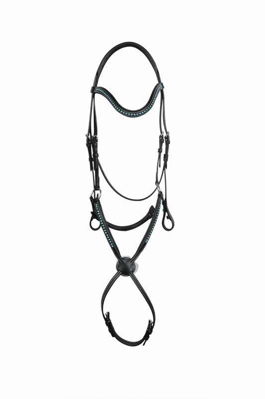 Leather Padded Bridle with SWAROVSKI Elements