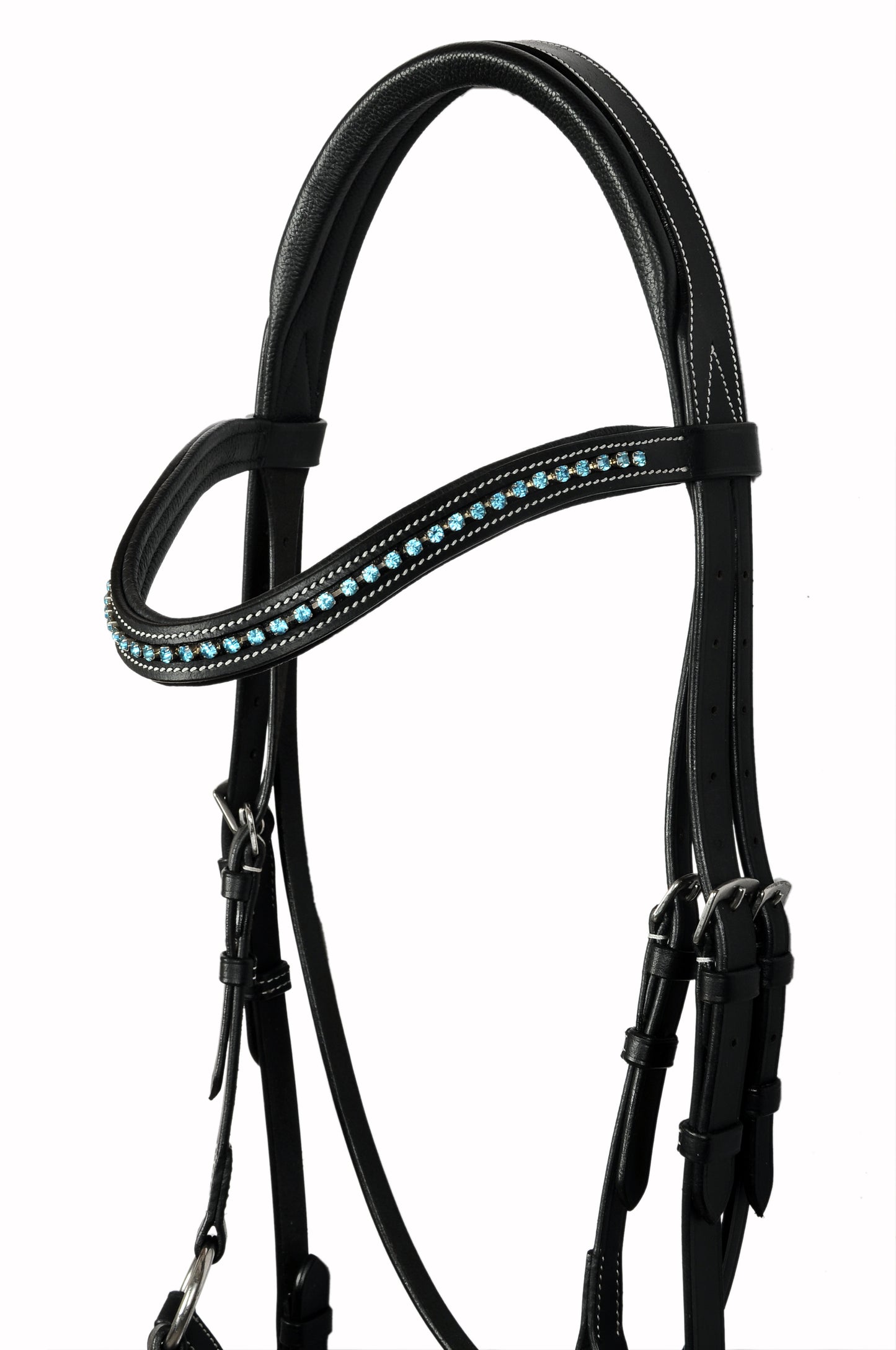 Leather Padded Bridle with SWAROVSKI Elements