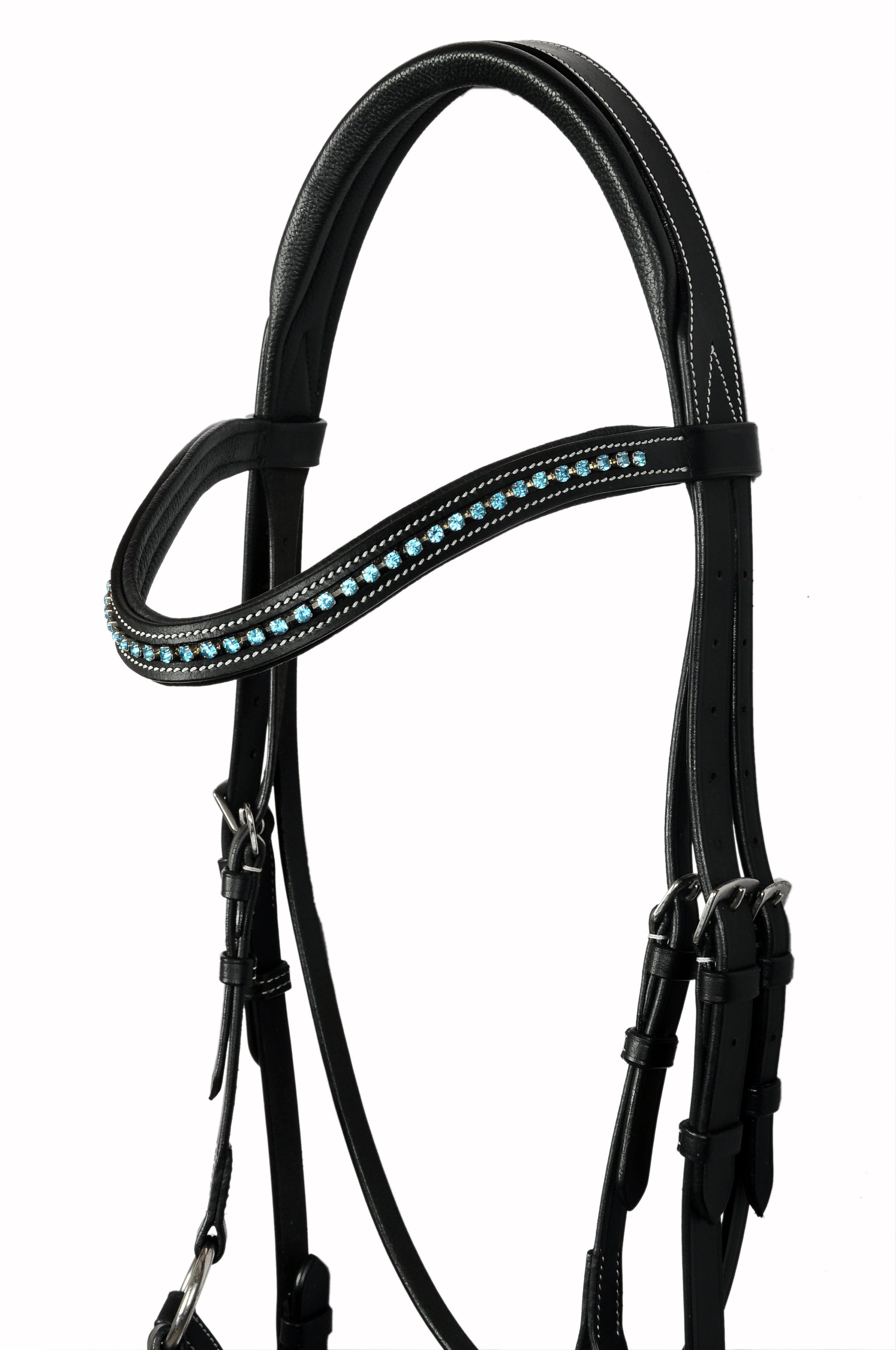 Leather Padded Bridle with SWAROVSKI Elements