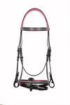 Two Row Crystal Leather Padded Bridles