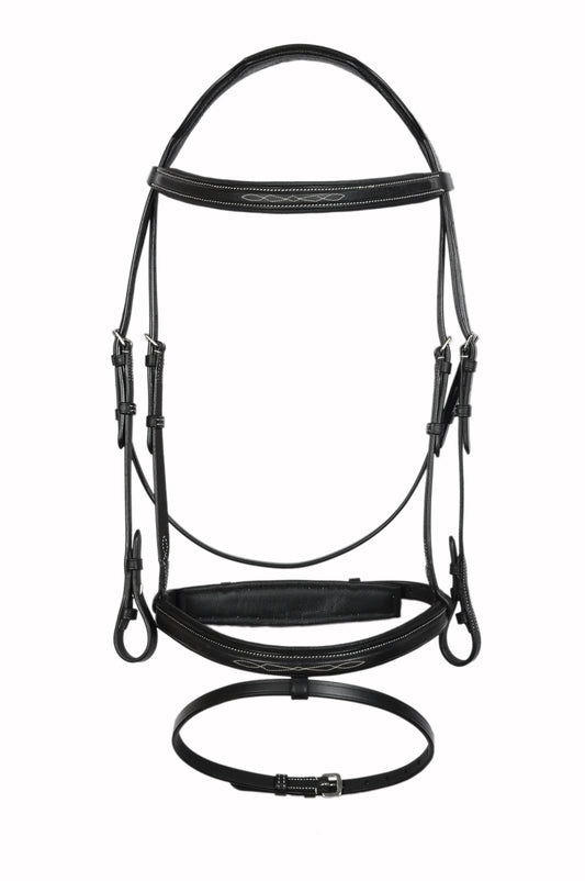 Padded Fancy Stitch Jump Bridle