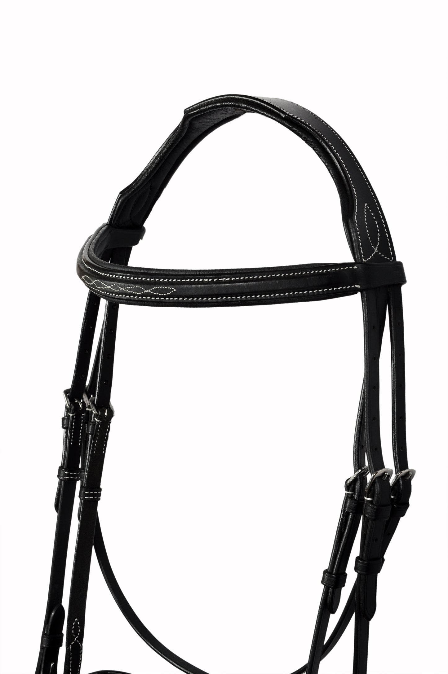 Padded Fancy Stitch Jump Bridle