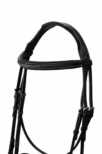 Padded Fancy Stitch Jump Bridle