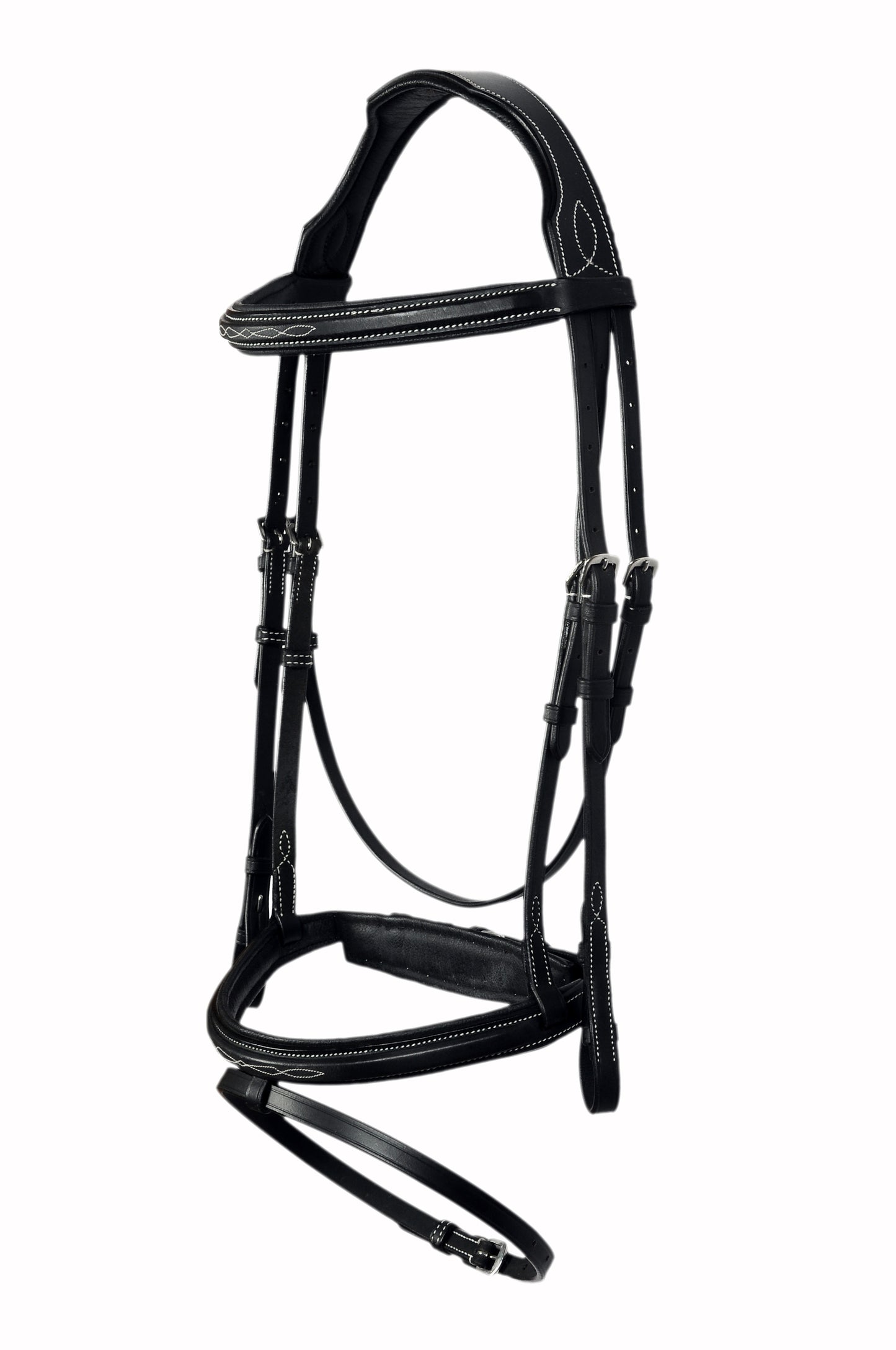 Padded Fancy Stitch Jump Bridle