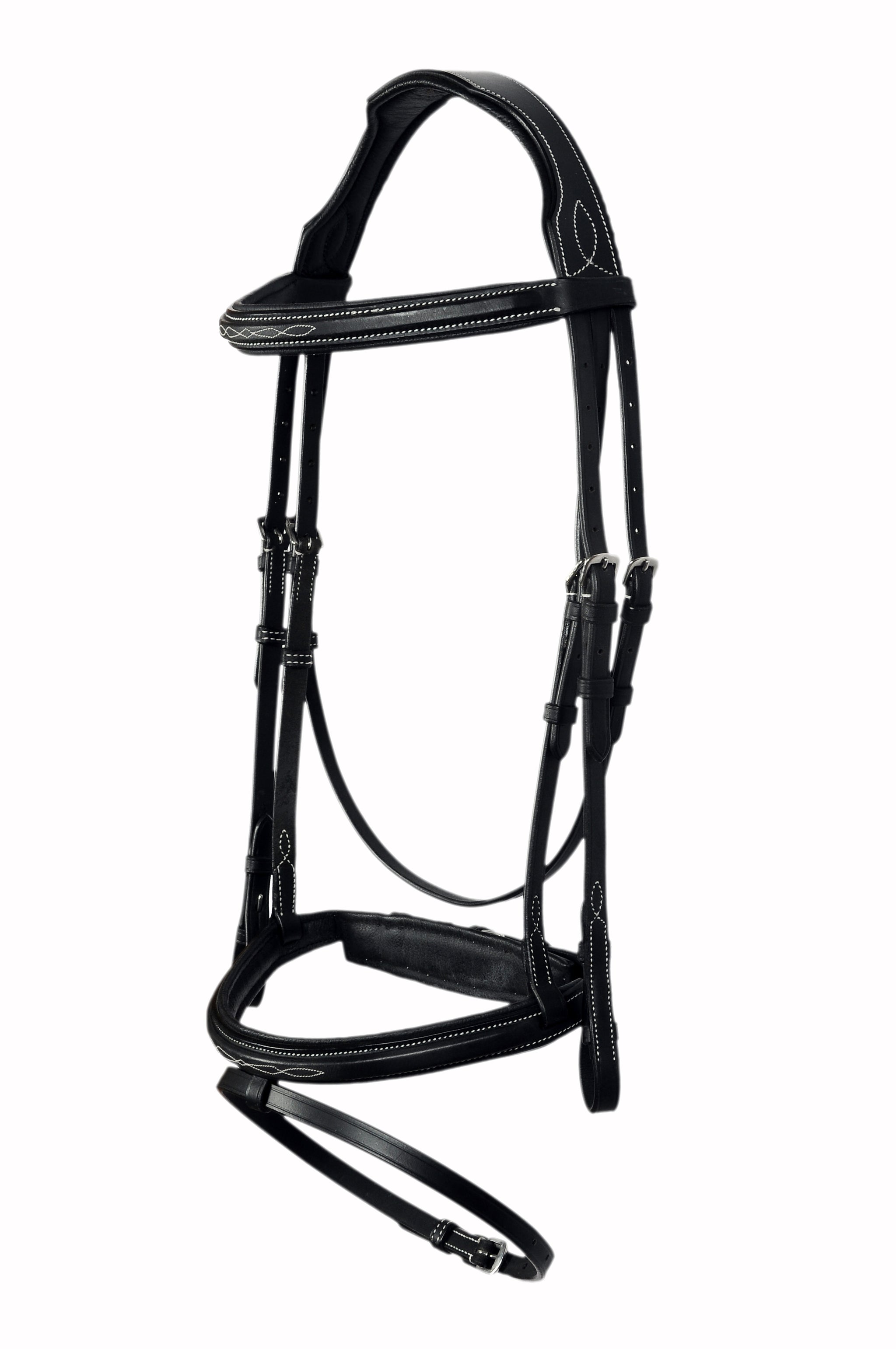 Padded Fancy Stitch Jump Bridle