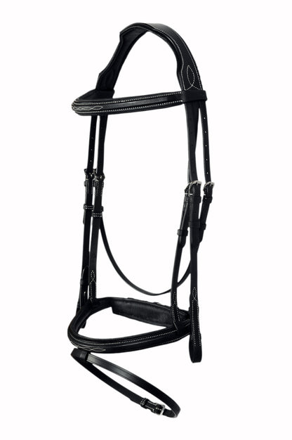 Padded Fancy Stitch Jump Bridle