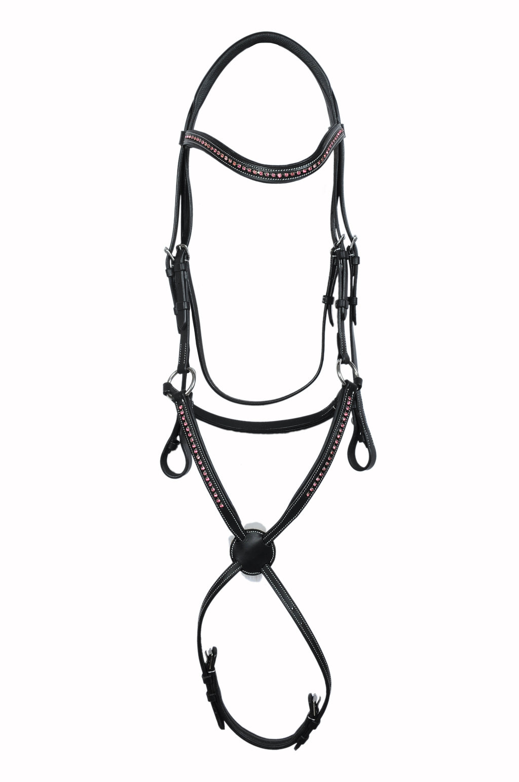 Leather Padded Bridle with SWAROVSKI Elements