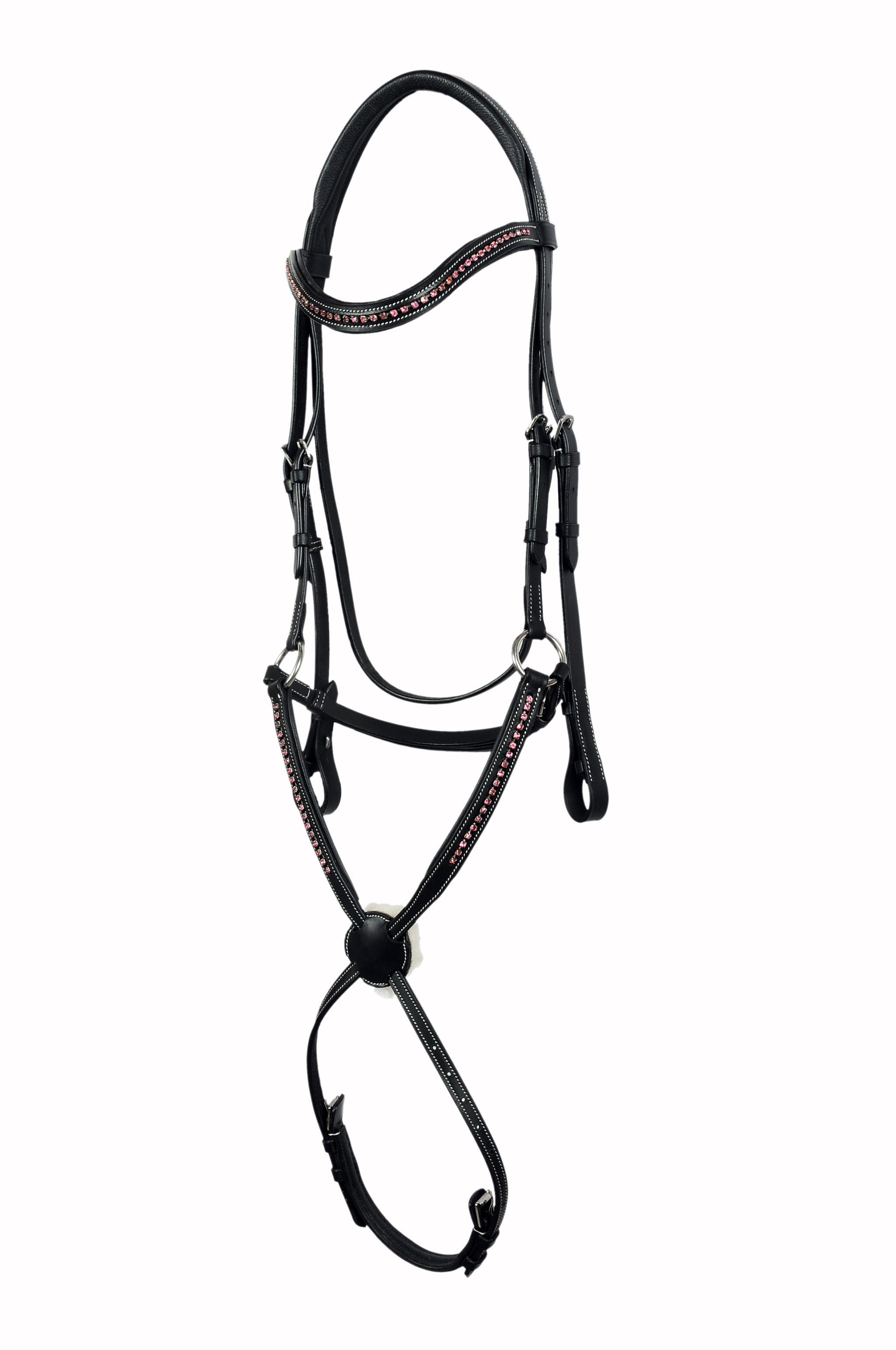 Leather Padded Bridle with SWAROVSKI Elements