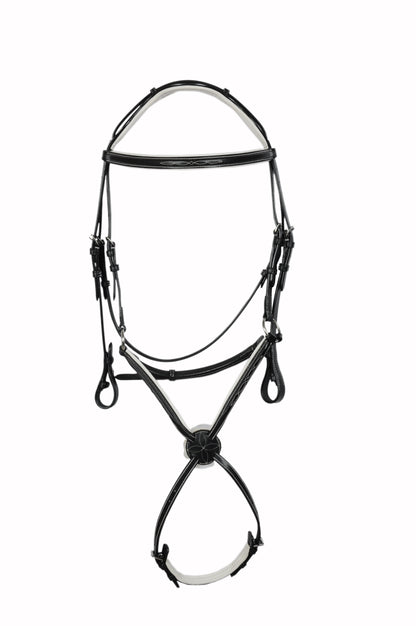 Padded Fancy Stitch Jump Bridle