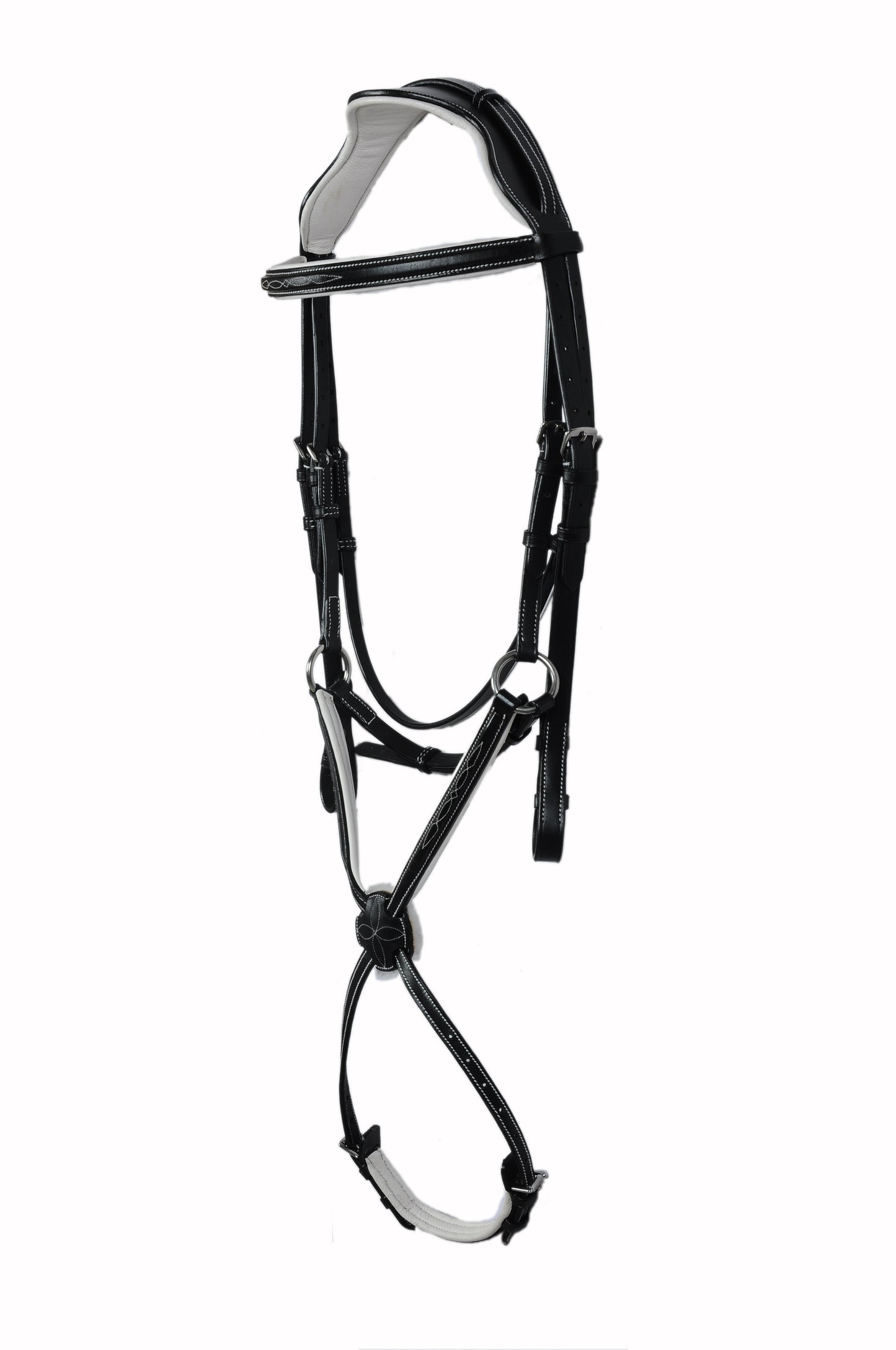Padded Fancy Stitch Jump Bridle