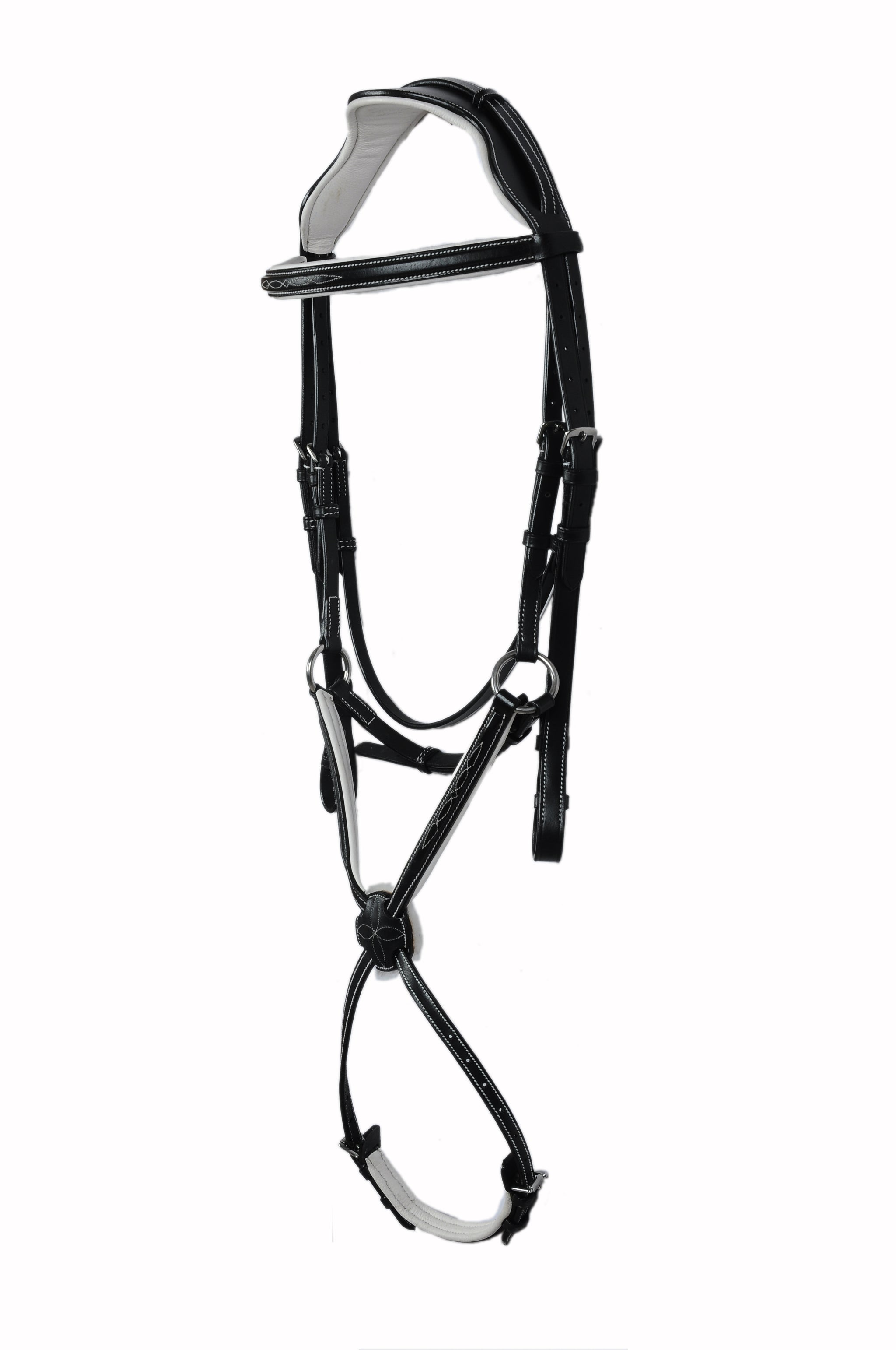 Padded Fancy Stitch Jump Bridle