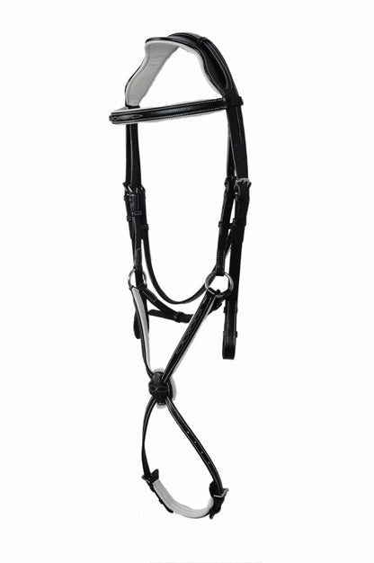 Padded Fancy Stitch Jump Bridle