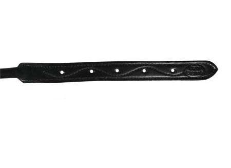 Round Rolled Fancy Leather Dog Collar