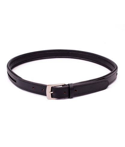 Empty Channel Leather Inlay Belts