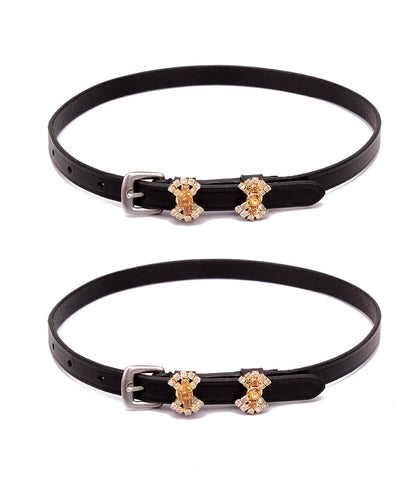 Broche Crystal Spur Straps