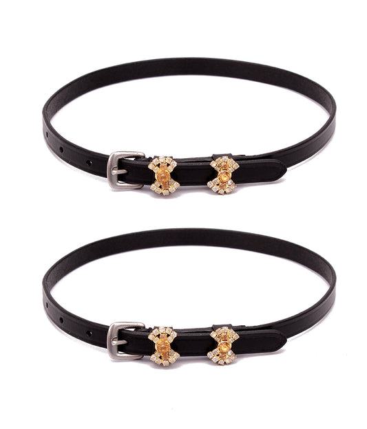 Broche Crystal Spur Straps