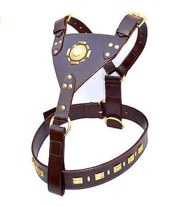 Leather Dog Harness - all sizes available now  SADDLES EHS
