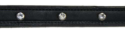 Padded Designer Dog Leash With Diamond Crystals