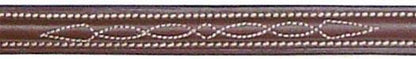 Raised Double Fancy Stitched Standing Martingale