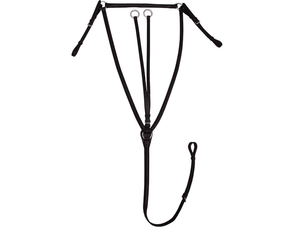 Plain Raised Breastplate with Running Martingale