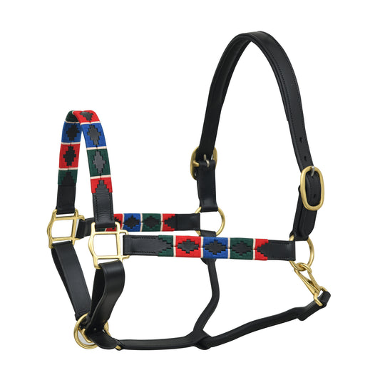 SIE Polo Leather Adjustable Horse Halters