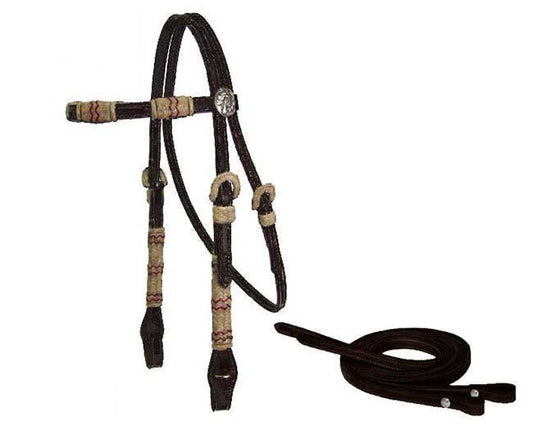 Rawhide Leather Headstall / Heastalls