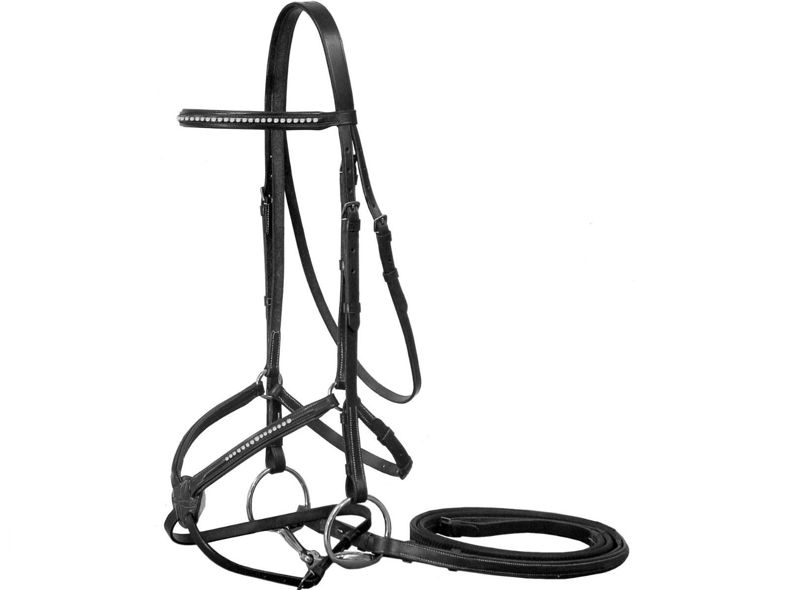 Figure 8 Crystal Bridle with Rubber Reins