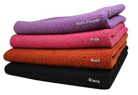 Solid Color New Zealand Wool Saddle Blankets